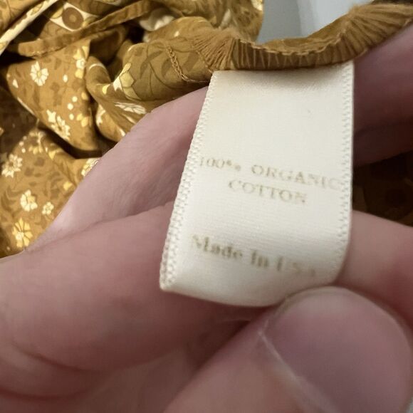 Christy Dawn Wrap Goldenrod Dawn Prairie Cottage Midi Maxi Dress XS - Picture 9 of 9